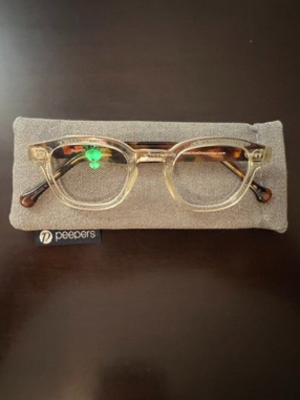 Reading glasses - clear and tortoise